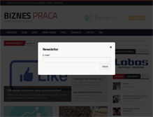 Tablet Screenshot of biznes-praca.pl